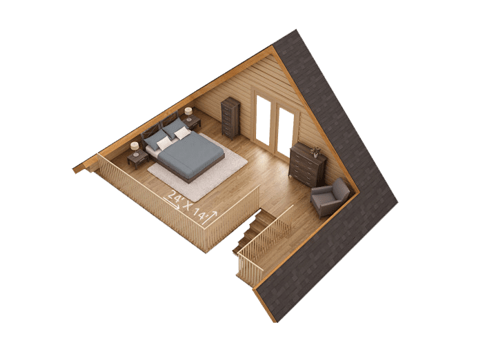 Alaska - Image 3D #2 - Patriote Maisons et Chalets