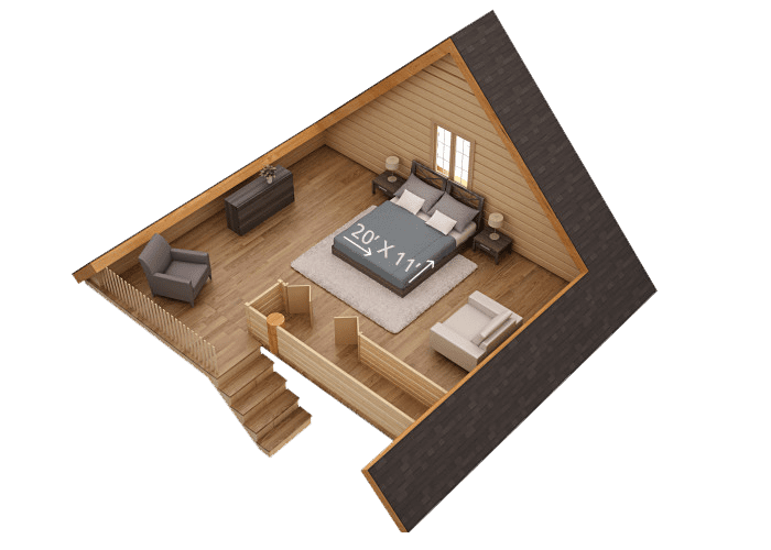 Appalaches - Image 3D #2 - Patriote Maisons et Chalets
