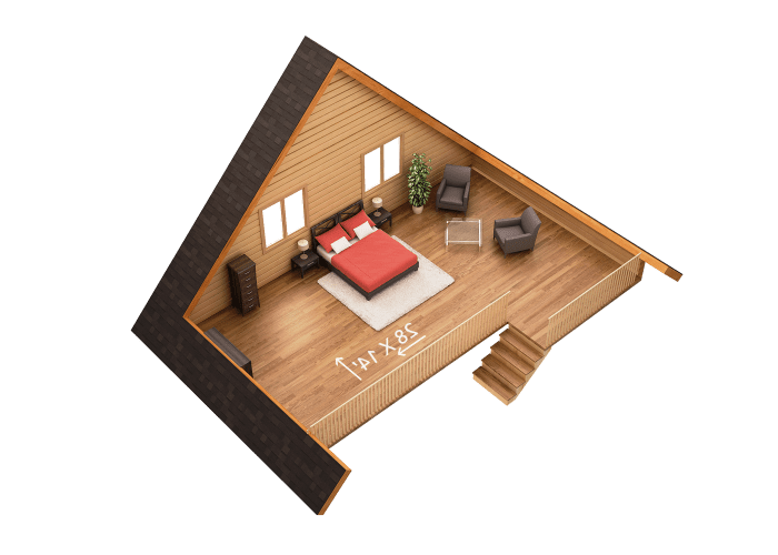 Bromont avec garage - Image 3D #2 - Patriote Maisons et Chalets