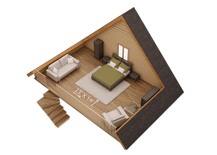 Saguenéen - Image 3D #2 - Patriote Maisons et Chalets
